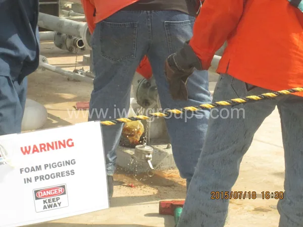 Foam pigging — photo 10