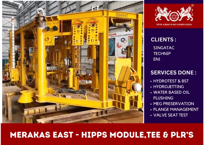 MERAKAS EAST - HIPPS MODULE,TEE & PLR'S